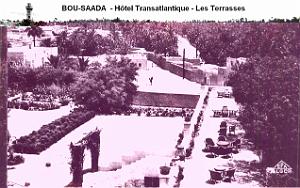 272- Bou-Saada - Terrasse de l'hotel
